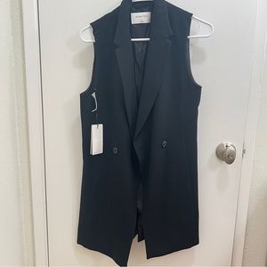 Aritzia black blazer vest dress noir babaton Size 4